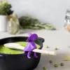 Cups Saucers Silicone Cartoon Witch Soup Pot Lid Anti-spill Prevents Stand Raises From Overflowing Cooking Kitchen Gadget
