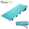 Mat Folding Camp Bed Camping Cots Sleeping Portable Lightweight Cot Foldable Ultralight Outdoor Mat with Aluminium Frame