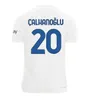 Fans Spieler 23 24 Lukaku Soccer Jersey Barella Inters Milans Lautaro Vidal J. Correa 2023 Fußballhemd Calhanoglu Gagliardini Männer Kit 3rd Kids Equpment Dimarco