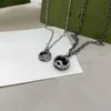 Collier de créateur de marque de luxe G, bijoux de luxe, pendentif de mode, non défini, pour femmes, haute qualité, luxe, cadeau de Couple pour hommes