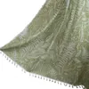 Curtain High Home Curtains Fade Resistant Leaf Pattern Stylish Easy To Maintain For Bedroom Light Dining