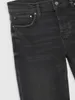 Dames jeans franjes spleet spleet donkergrijze denim broek 2023 veelzijdige dames met hoge taille dunne slanke pasvorm