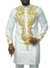 Traccetti da uomo pantaloni da camicia elegante per camicia da 2 pari set di cuccioli rotondi a colori solidi a maniche lunghe Etniche Africa Ethnic 230818