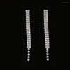 Boucles d'oreilles de collier Set yfjewe est européen Big Luxury Crystal Gem Statement Collar Collar pour la mariée # N118