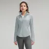 2024 Nouveau modèle Vestes pour femmes Lu 2023nouveau vêtements de yoga été vêtements de protection solaire en plein air manteau à capuche ombre respirante objectif Smasher veste de sport pour femmes o