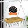 Hangers Stainless Steel Drying Basket 18 Clip Multifunctional For Clothes Underwear Rack Multiple Socks Baby