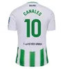 T-shirts 2324 Real Mens Betis Isco Soccer Jerseys 2023 Joaquin Fekir Biglesias Canales Willian j Chemise William Camarasa Juanmi Victor Ruiz Hommes Kit Football