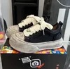 Tvålopera sneaker designer casual skor kvinnor lyx mode läder kamera stil duk bubbla graffiti sko botten resor sneakers