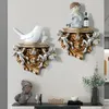 Nieuwheid items European Creative Resin Angel Wall Storage Shelf Living Room Crafts Decor Hanging planken Home Decoratie Accessoires 230818