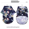 Camicia da gatto abbigliamento per cani cool spiaggia in stile hawaiano abiti estivi sottili a maniche corte traspirabili