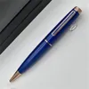 Luxus schwarz blau Faser Metall H B Kugelschreiber Stifte Schreiben reibungsloser Briefpapier Bürovorräte Fashion Geschenk 6 Farben