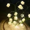 Nachtlichten Handgemaakte Lily of the Valley Light Glass Garden Decoratie Diy Materiaalpakket Kerst verjaardagscadeau