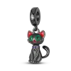 925 Silver Fit Pandora Charm 925 Bracelet Cartoon Cute Cat Dog Angel Bloemen Hart Charms voor Pandora Charm 925 Silver Beads Charms