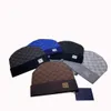 Knitted Designer Beanie Temperament Versatile Warm Design Christmas Gift High-quality Hat Cap