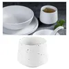Tazas, platillos, taza de sopa de cerámica, cerámica gruesa, patrón pintado a mano, café Ality