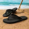 Chaussures d'été pour hommes de grande taille, nouvelles tongs antidérapantes à deux couleurs, chaussons de plage confortables à semelles souples