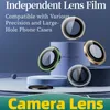 Protecteur d'objectif de caméra Iphone Film protecteur d'écran pour iphone15 pro 15Plus couvercle de protection d'objectif de caméra en aluminium