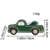 Christmas Decorations Fashion Dark Green Car Decoration Wholesale 2023 Wooden Cross-Border Small Ornaments