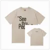 2023 Moda t Shirts Deption Mens Womens Designers Tsshirt Cottons Tops Camisa casual Casual Roupas Roupas