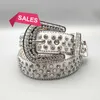 1Womens Mens Diamond Belt BB Designer Simon Western Rhinestones Belts Fashion Punk Hip Hop Rivet Ceintureg