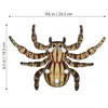 Decoratieve objecten Figurines 3pcs Halloween Spider Lamp Festival Licht ornament voor feesttafel Decor 230818