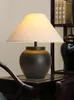 Table Lamps Pottery Pot Lamp Black Retro B & Hall High-End Decoration Chinese Villa Living Room