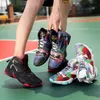Tênis de basquete respiráveis ​​de mulheres multicoloras altas tênis altos tênis jovens sapatos de treinamento confortáveis