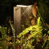 Solaire Jardin Lumières Extérieure Étanche LED Lumière Décoration Voie Paysage Bollard Pelouse Pour Cour Passerelle Pa E9P3