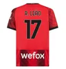 2023 2024 IBRAHIMOVIC Camisetas de fútbol AC MILANS 23 24 KOCHE Cuarto GIROUD TONALI THEO R.LEAO ROMAGNOLI S.CASTILLEJO SAELEMAEKERS Hombres Niños Kits Jerseys cortos calcetines