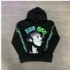 Erkek Hoodies Sweatshirts Tasarımcı Örümcek Kapüşonu Hoodie Mens 555 SP5der Sweatshirt Erkek Külot Young Thug 55555 Kadın Pembe Tasarımları Gevşek