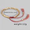 Link Bracelets Handmade Tibetan Buddhist On Hand Braided Copper Beads Lucky Rope Bracelet & Bangles For Women Men Dropshiping