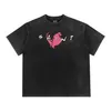 T-shirt da uomo Dtyj Saint Michael Lavato Old Love American Fashion Coppia di magliette a manica corta.
