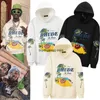 45ie fonette di felpa con cappucci da uomo Rhude 2023 Gustavia Beach Club Coconut Tree Beach Beach Youth Fleece Swater con cappuccio