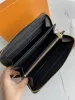 2023 Fashion designer wallets luxury Adele Purse men women clutch Highs quality monograms zipper coin purses ladies card holder original box