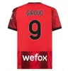 2023 2024 AC MILANS voetbaltenues voor kinderen Voetbalshirts 23 24 KOCHE Fourth GIROUD TONALI THEO R.LEAO ROMAGNOLI SAELEMAEKERS IBRAHIMOVIC Jerseys shorts sokken