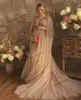 Party Dresses Khaki Bohemian Prom For Pregnant Women Lace Appliques Evening Gown With Wrap Poshoot Maternity Dress