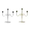 Candle Holders Wrought Iron Three Head Holder Decorative Candlestick Stand Decoration For Home Bedroom Room Dormitory Party Decor