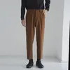 Мужские брюки Mrmt 2023 марки маленькие брюки укороченные конические драпировки Слумбные ноги повседневное костюм