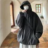 Herrenjacken schwarz für Frauen wasserdichte Mäntel Streetwear Bomber Jacke Männer Windbreaker Fashions Kleidung Männlich Kapuze mit Kapuze