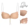 Breast Pad Sexy Female Invisible Bra Push High BH Breathable Lingerie Silicone Bra Push Up Bra Backless Lingerie Magic Bra Fly Wedding Bras 230818