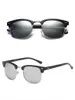 Heren designer zonnebrillen lenzenvloeistof heren klassieke zonnebril retro dames semi-randloze brillen