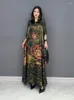 Lässige Kleider Superaen 2023 Frühling Sommer Koreaner Modestil Buntes Kleid übergroße Frauen Maxi