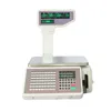 Pos Digital Barcode Label Printing Electronic Weighing Scale 15kg 30kg For Fruits In Supermarket