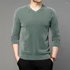 Men's Sweaters High Quality 2023 Spring And Autumn Sweater Men V-neck Long-sleeved Zde1572