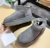 Hot selling women's super mini boots platform snow boots, top Australian sheepskin plush casual warm boots, beautiful gifts