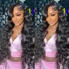 30 40 Inch Body Wave 13x6 Lace Front Human Hair Wigs 250% Brazilian Remy Water Wave 4x4 Lace Closure Wigs for Black Women