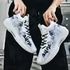 Mens Breathable Basketball Shoes High Top Youth Womens Professional Sports Trainers Casual Sneakers Glow in Dark