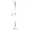 Set di stoviglie bistecca forchetta a forcella set western in stile western titanio tavoli placcati in acciaio inossidabile forchette da cucina per posate accessori da cucina