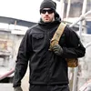 Vestes pour hommes Hiver Hommes Tactique Imperméable Mâle Coupe-Vent Polaire Chaud Multi-Poche Hommes Hoodies Survêtement Chasse Armée Vêtements