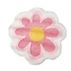 Carpets Non Slip Bath Mat For Bathroom Absorbent Rug Bathmat Cute Flower Shaped Shower Pink